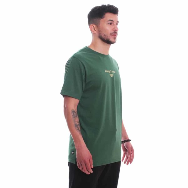 Polera De Manga Corta Para Hombre Hang Loose Bs Verde - Imagen 3
