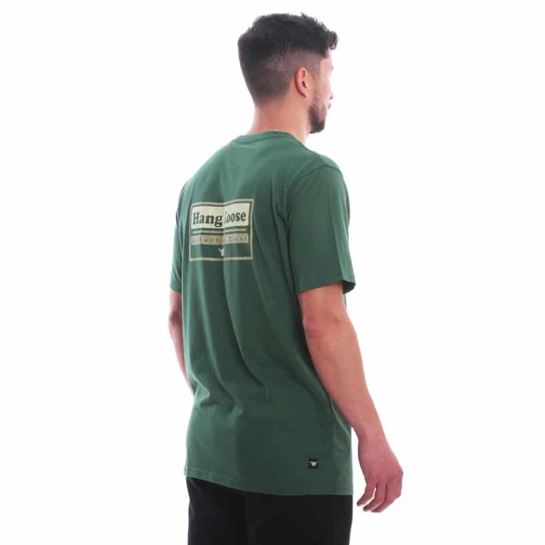 Polera De Manga Corta Para Hombre Hang Loose Bs Verde - Imagen 4