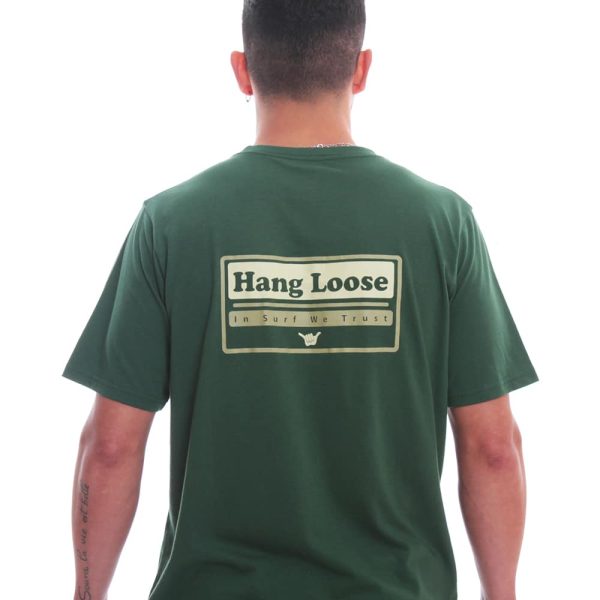 Polera De Manga Corta Para Hombre Hang Loose Bs Verde - Imagen 6