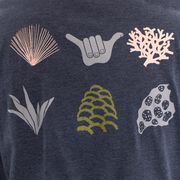 Polera manga larga hombre hang loose gris melange - Imagen 5