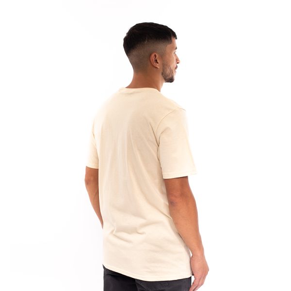 Polera manga corta hombre hang loose beige - Imagen 5