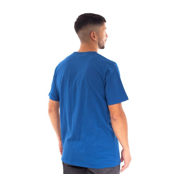 Polera manga corta hombre hang loose azul con mano - Imagen 5
