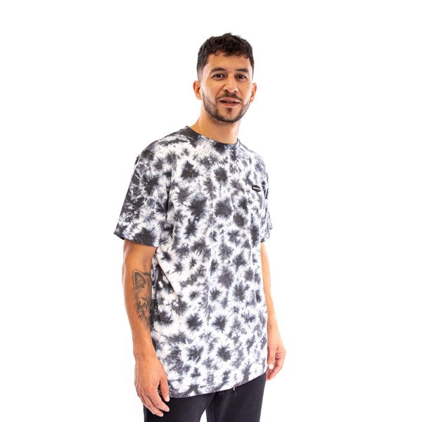 Polera Hombre Negro Tie Dye Hang Loose - Imagen 3
