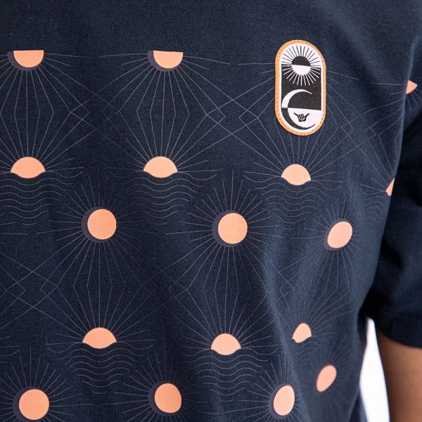 Polera Hombre Azul Summer Night Hang Loose - Imagen 2