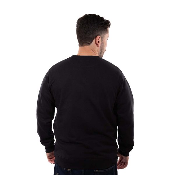 Poleron Hombre Crew Neck Salty Negro Hang Loose - Imagen 2