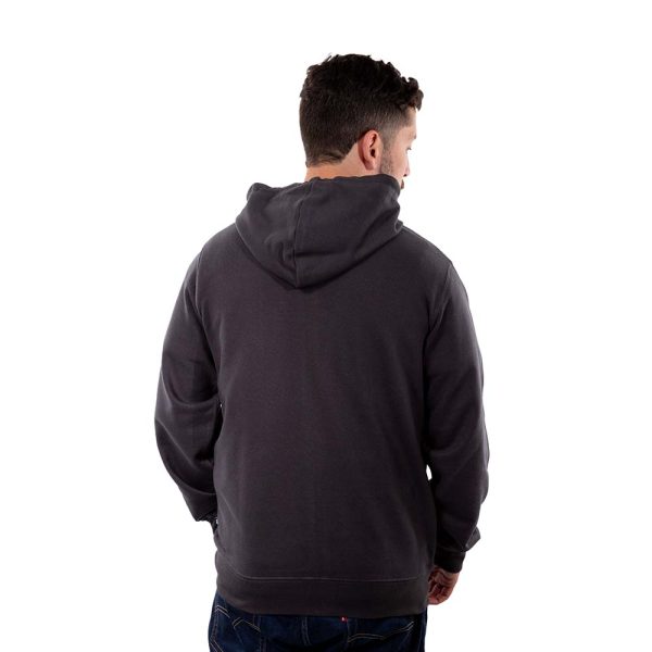 Poleron Hombre Full Zipper Dublog Gris Oscuro Hang Loose - Imagen 2