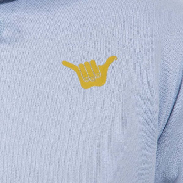 Poleron Hombre Full Zipper Sunnyhig Celeste Hang Loose - Imagen 5