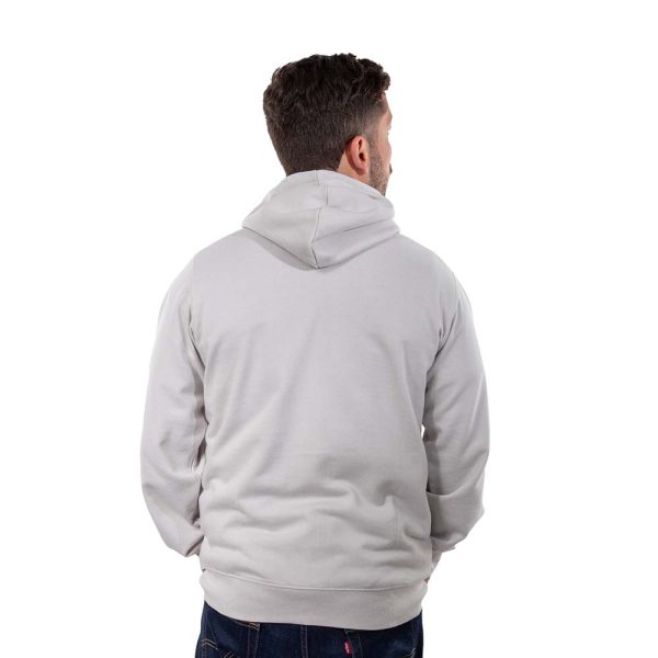 Poleron Hombre Full Zipper Logolabel Gris Claro Hang Loose - Imagen 2