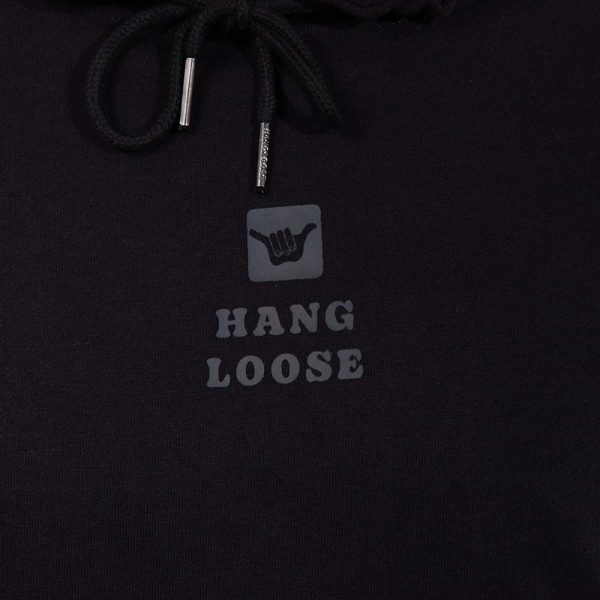 Poleron Hombre Hoodie Midlog Negro Hang Loose - Imagen 5