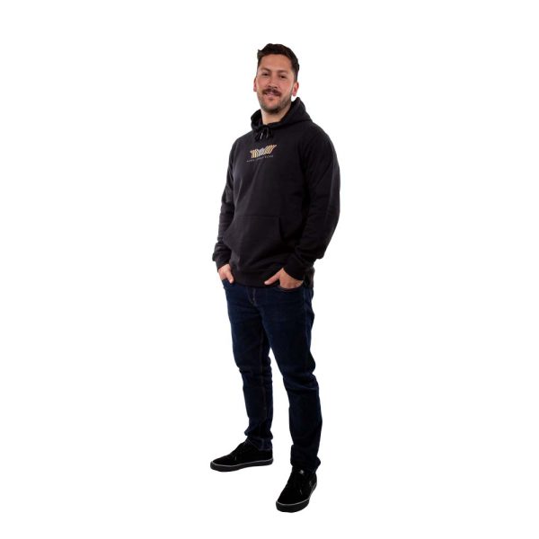 Poleron Hombre Hoodie Echo Negro Hang Loose - Imagen 6