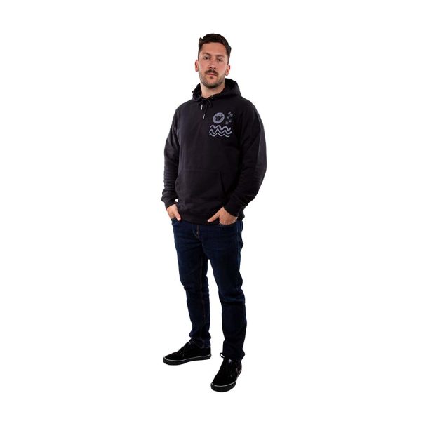 Poleron Hombre Hoodie Elements Negro Hang Loose - Imagen 6