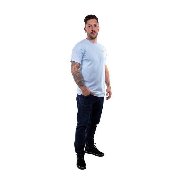 Polera Manga Corta Hombre Sunnyhig Celeste Hang Loose - Imagen 6