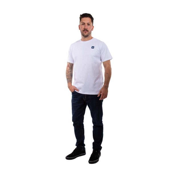 Polera Manga Corta Hombre Minilogo Blanco Hang Loose - Imagen 6