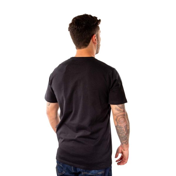 Polera Manga Corta Hombre Minilogo Negro Hang Loose - Imagen 2