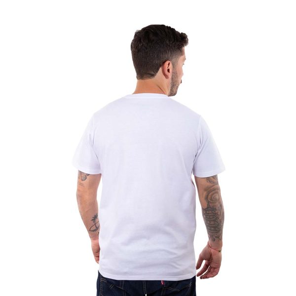Polera Manga Corta Hombre Logolabel Blanco Hang Loose - Imagen 2