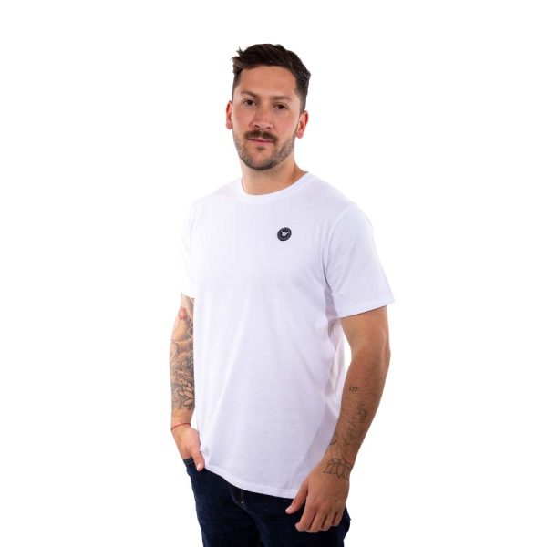Polera Manga Corta Hombre Logolabel Blanco Hang Loose - Imagen 4