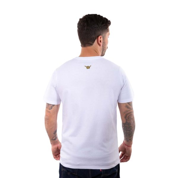 Polera Manga Corta Hombre Echo Blanco Hang Loose - Imagen 2