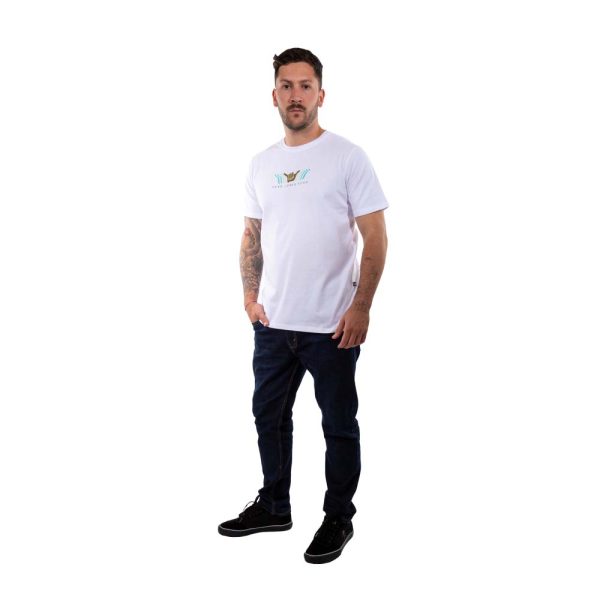 Polera Manga Corta Hombre Echo Blanco Hang Loose - Imagen 6