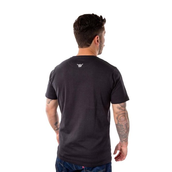 Polera Manga Corta Hombre Echo Negro Hang Loose - Imagen 2