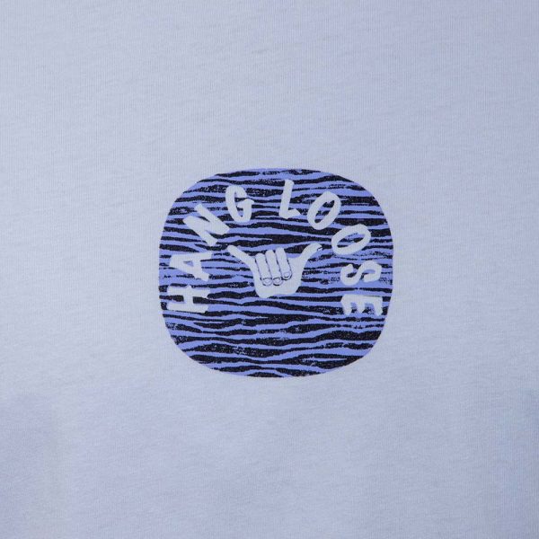 Polera Manga Corta Hombre Deck Celeste Hang Loose - Imagen 5