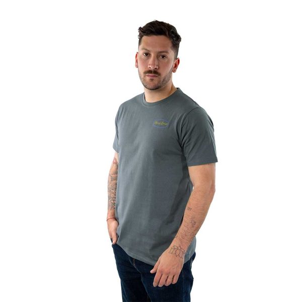 Polera Manga Corta Hombre Cali Gris Oscuro Hang Loose - Imagen 3