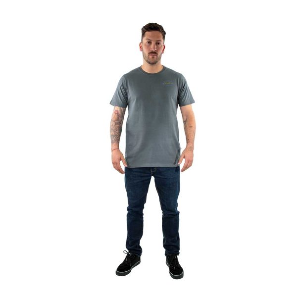 Polera Manga Corta Hombre Cali Gris Oscuro Hang Loose - Imagen 5