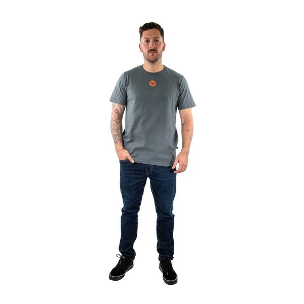 Polera Manga Corta Hombre Mountain Gris Oscuro Hang Loose - Imagen 6