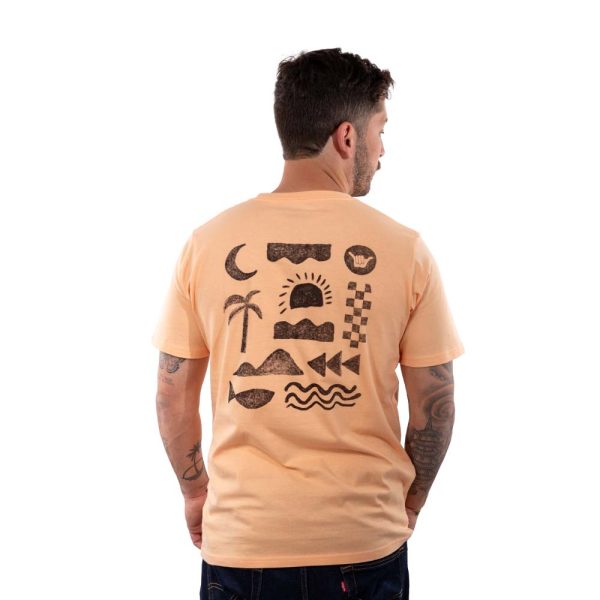 Polera Manga Corta Hombre Elements Coral Hang Loose - Imagen 2
