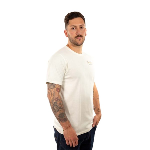 Polera Manga Corta Hombre Cali Blanco Hueso Hang Loose - Imagen 3