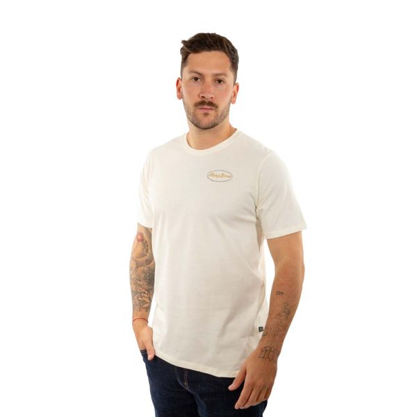 Polera Manga Corta Hombre Cali Blanco Hueso Hang Loose - Imagen 4