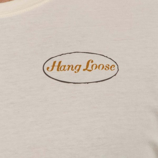 Polera Manga Corta Hombre Cali Blanco Hueso Hang Loose - Imagen 5