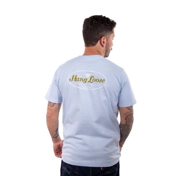 Polera Manga Corta Hombre Cali Celeste Hang Loose - Imagen 2
