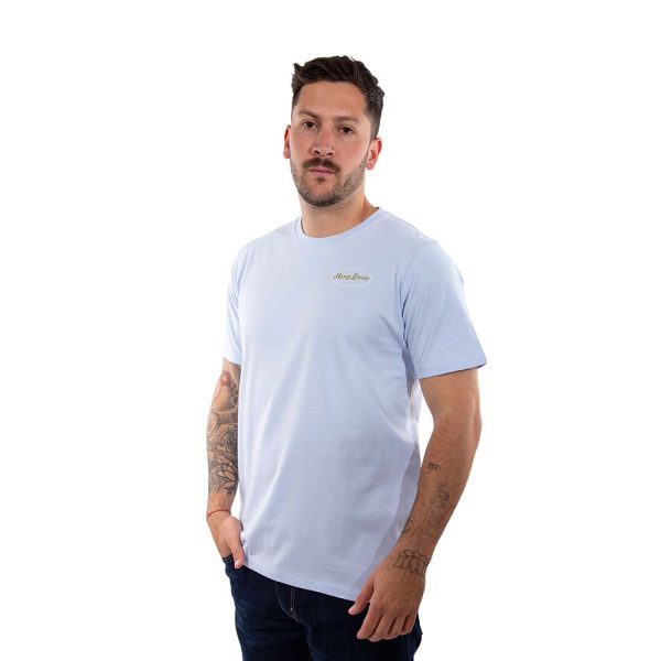 Polera Manga Corta Hombre Cali Celeste Hang Loose - Imagen 4