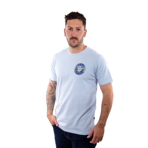 Polera Manga Corta Hombre Wax Celeste Hang Loose - Imagen 4