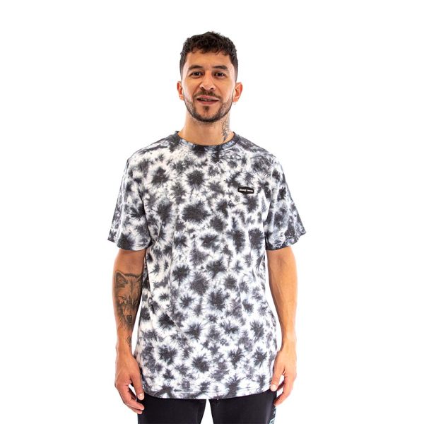 Polera Hombre Negro Tie Dye Hang Loose
