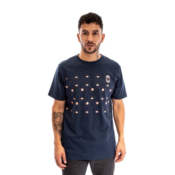Polera Hombre Azul Summer Night Hang Loose