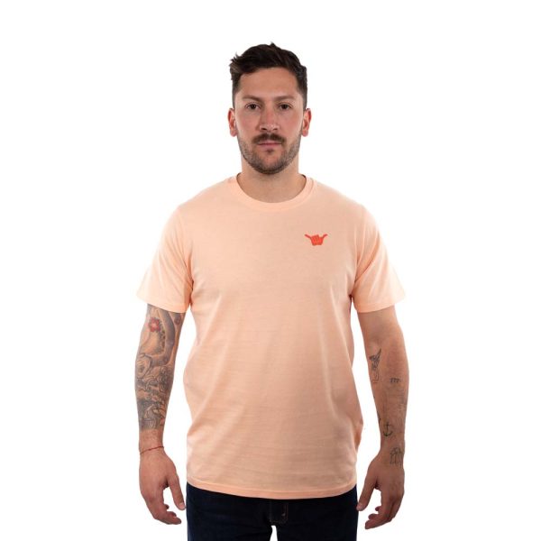 Polera Manga Corta Hombre Sunnyhig Coral Hang Loose