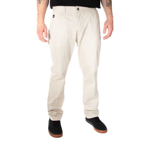 Pantalon Washed Hombre Beige Hang Loose - Imagen 3