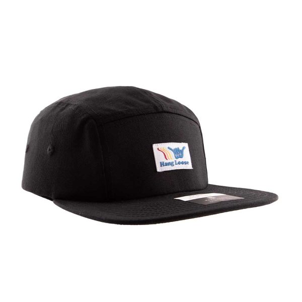 Jockey Gorro Hombre Plano Negro Hang Loose - Imagen 2