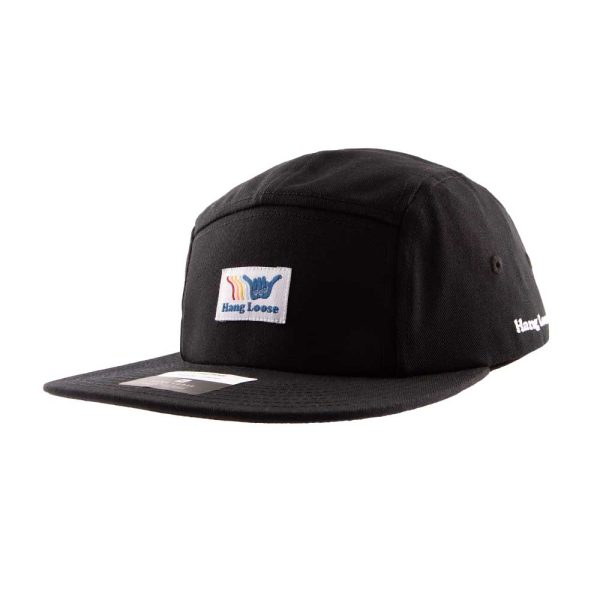 Jockey Gorro Hombre Plano Negro Hang Loose - Imagen 3