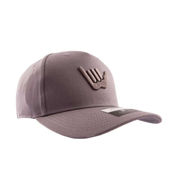 Jockey Gorro Hombre Curvo Gris Hang Loose - Imagen 2