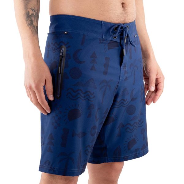 Traje De Baño Hombre Elements Azul Hang Loose - Imagen 2