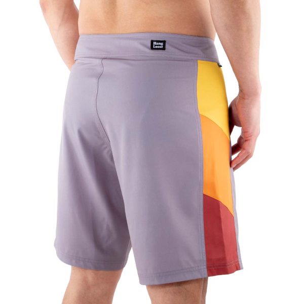Traje De Baño Hombre Retro Golden Negro Hang Loose - Imagen 4