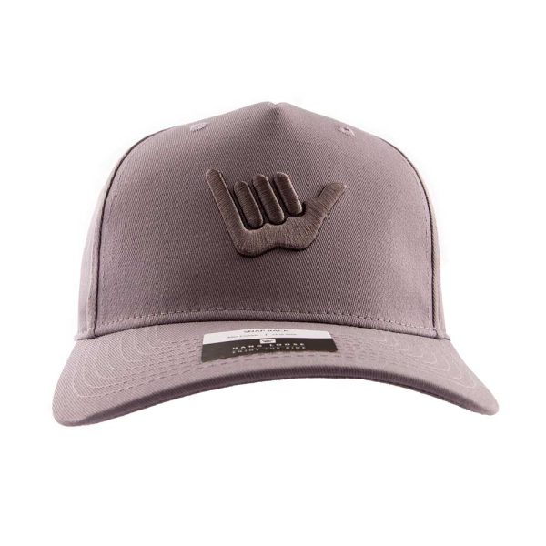 Jockey Gorro Hombre Curvo Gris Hang Loose