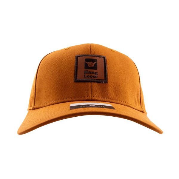 Jockey Gorro Hombre Curvo Cafe Hang Loose