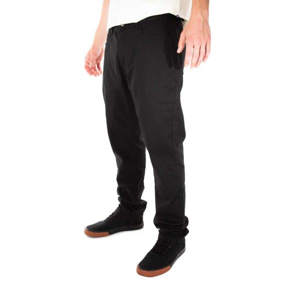 Pantalon Washed Hombre Negro Hang Loose - Imagen 2