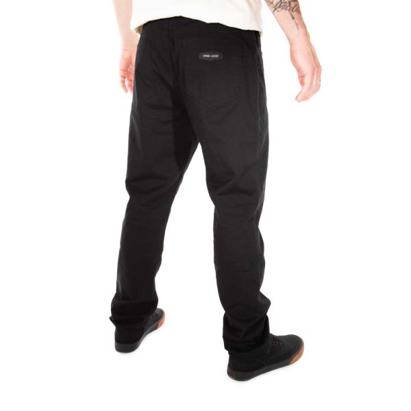 Pantalon Washed Hombre Negro Hang Loose - Imagen 4