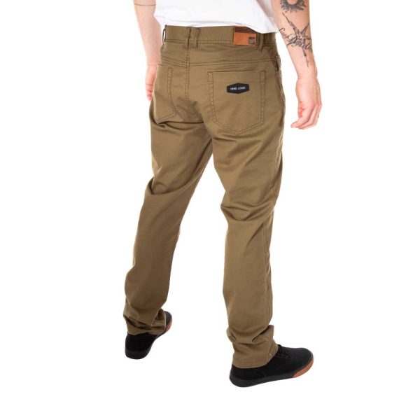 Pantalon Washed Hombre Olivo Hang Loose - Imagen 4