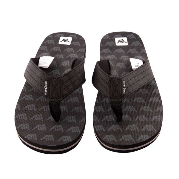 Sandalia Hombre Multi-Icon Negro Hang Loose - Imagen 3